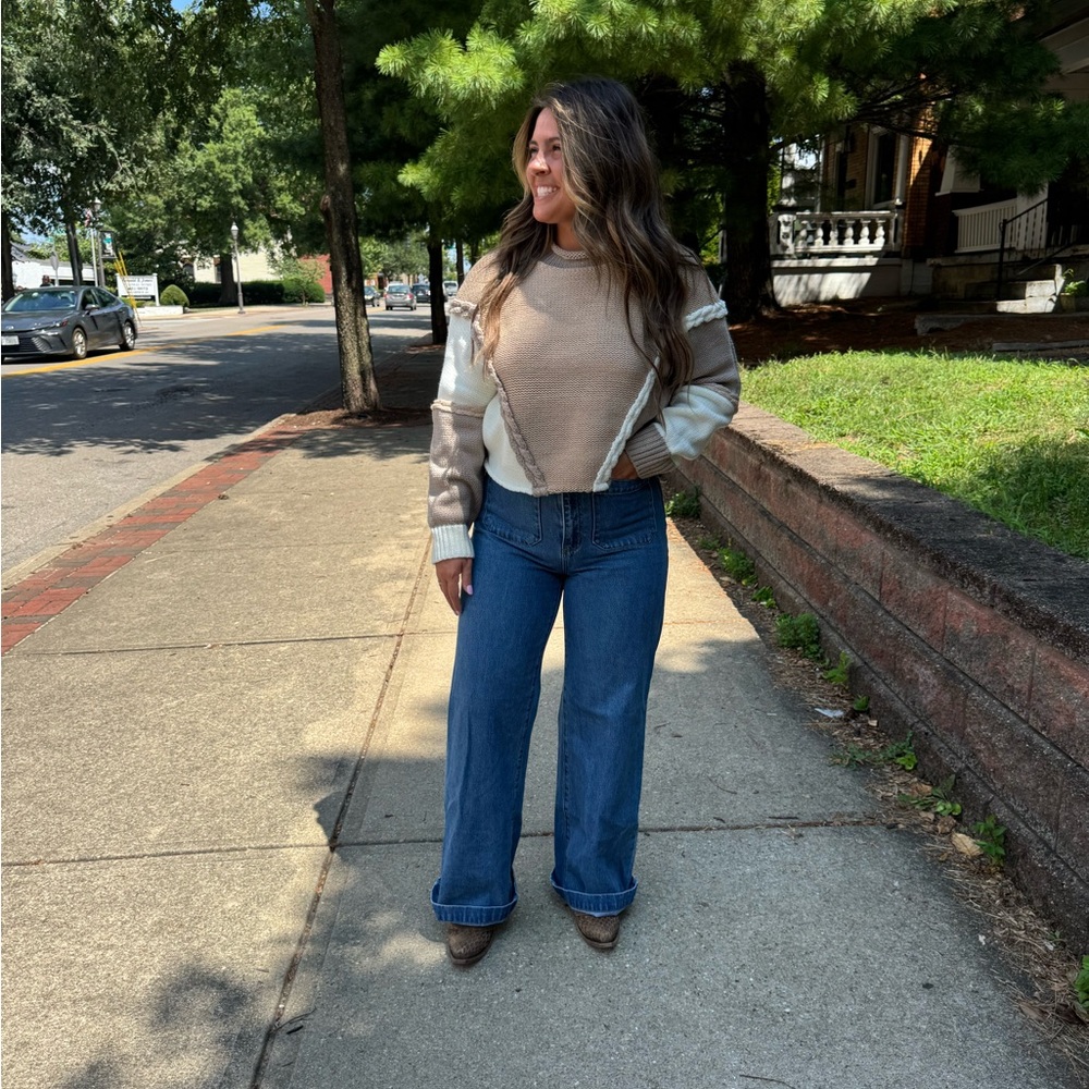 Brand new women’s multi colored sweater